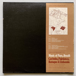 Music Of Para, Brazil: Carimbo, Pajelanca, Batuque & Umbanda (LP)