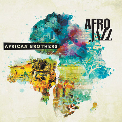 Afrojazz - African Brothers (LP, Capa: VG+ Disco: VG+)