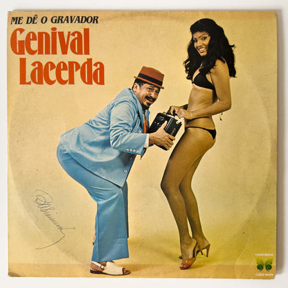 Genival Lacerda — Me Dê O Gravador (LP Vinyl Record, used)
