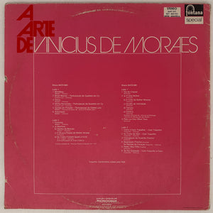 Vinicius De Moraes — A Arte De Vinicius De Moraes (LP Vinyl Record, used)