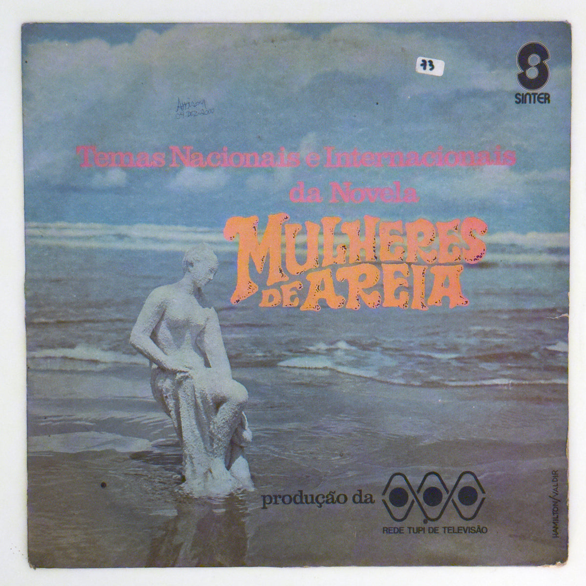 Various — Temas Nacionais E Internacionais Da Novela Mulheres De Areia (LP Vinyl Record, used)